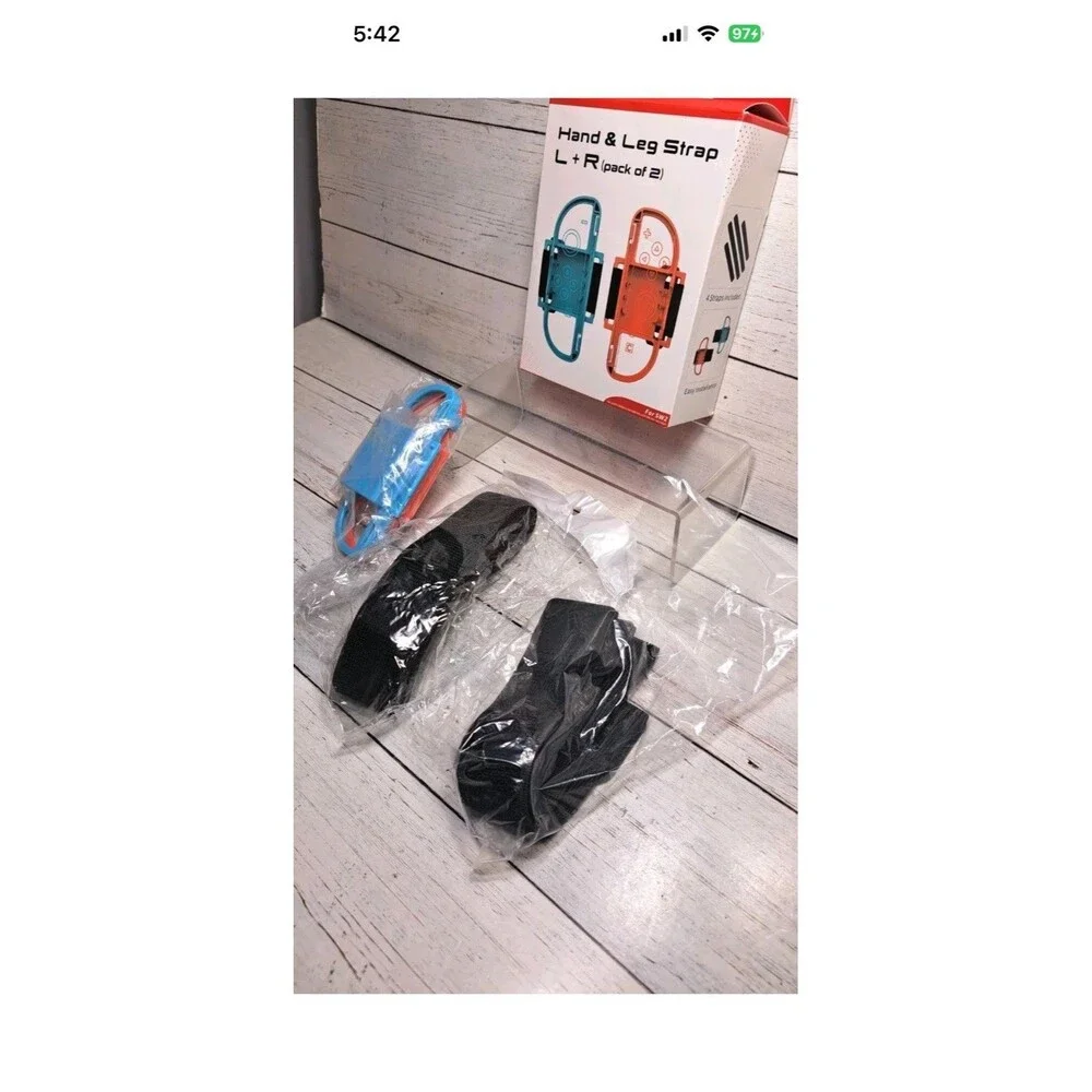 Leg Straps Wrist Bands for Switch 2 JoyCon Controller 4 in 1 Switch 2 Sports...